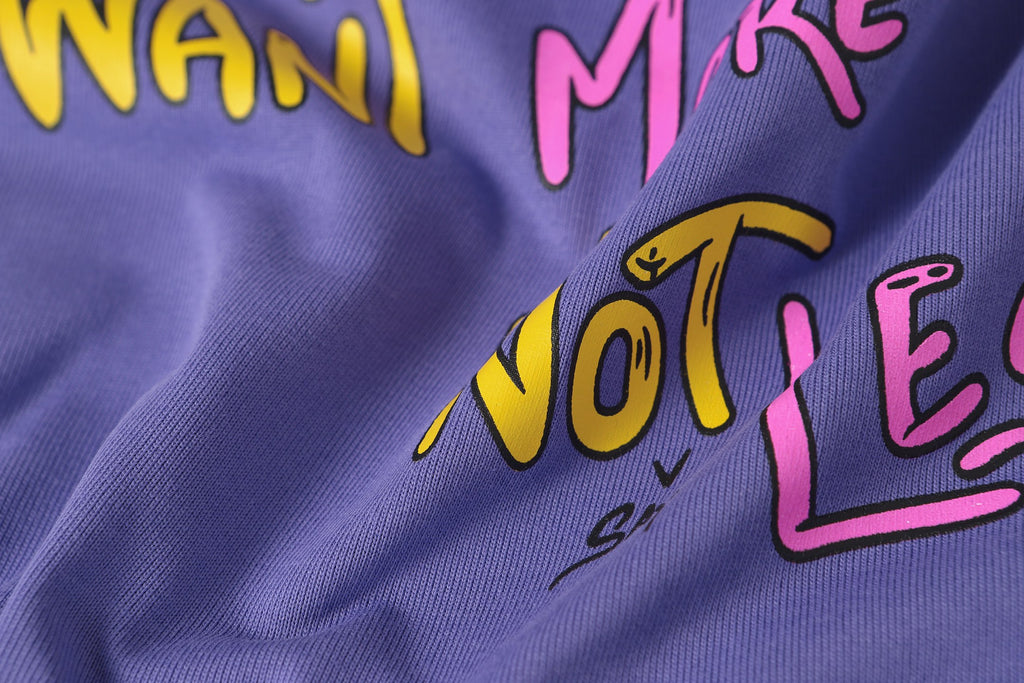 Script Graphic Pocket Purple T-Shirt™