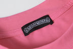 Embroidered Logo Metal Cross Pink T-Shirt™