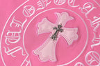 Embroidered Logo Metal Cross Pink T-Shirt™