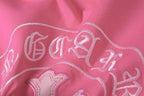 Embroidered Logo Metal Cross Pink T-Shirt™
