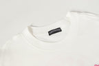 Pink Embroidered Logo Metal Cross White T-Shirt™