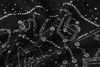 Crystal Studded Horseshoe Black T-Shirt™