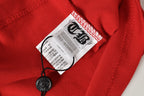 Checker Flag Mouth Graphic Pocket Red T-Shirt™