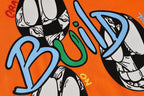 Link Build Graphic Orange T-Shirt™