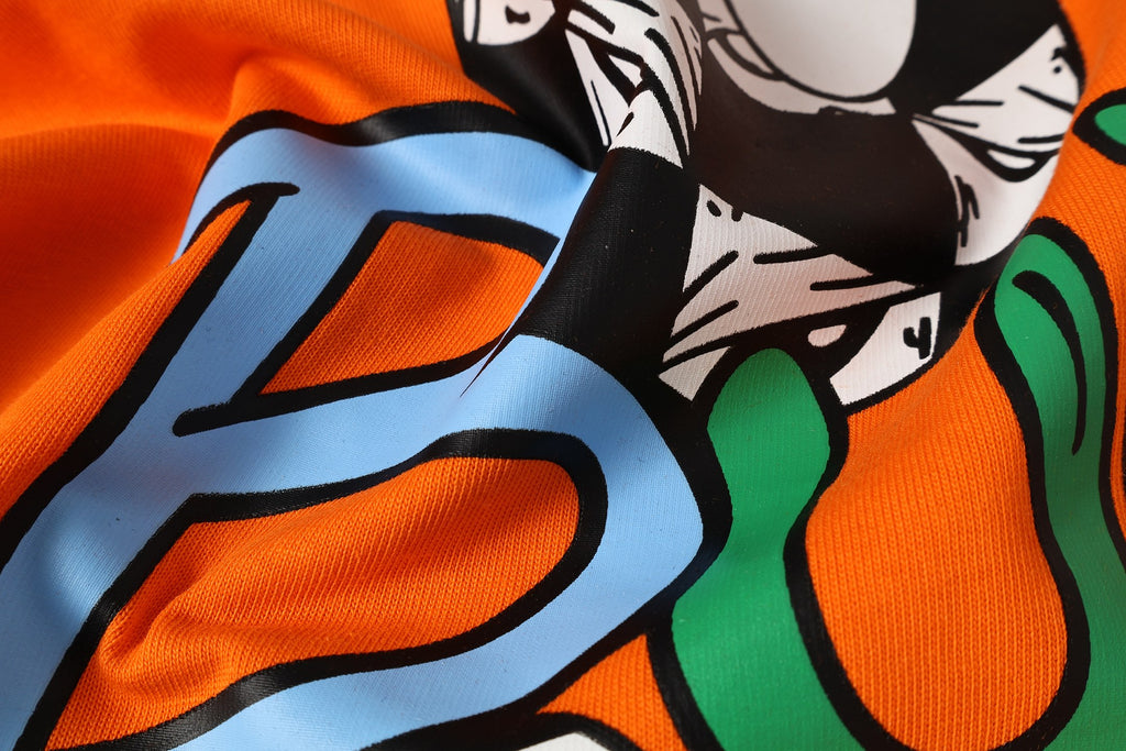 Link Build Graphic Orange T-Shirt™