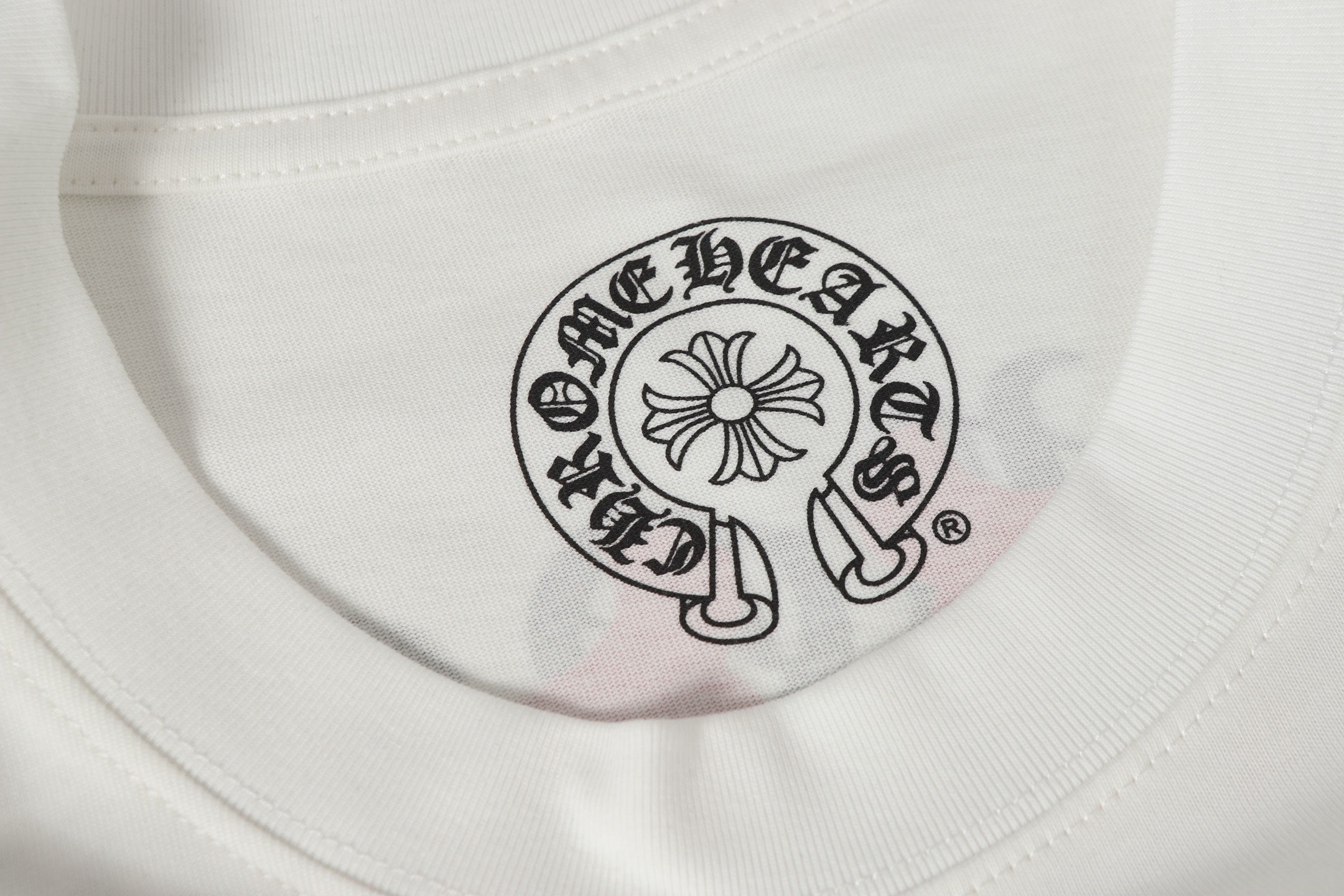 Ornate Pink Dagger Typography White T-Shirt™