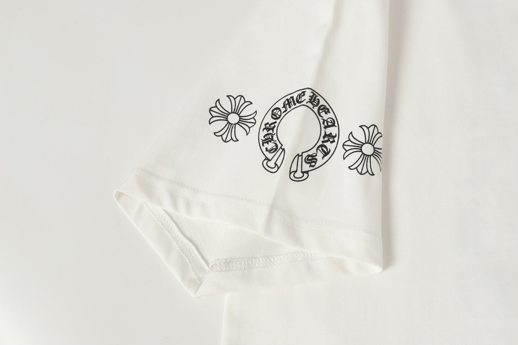 Ornate Pink Dagger Typography White T-Shirt™