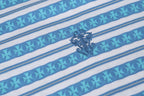 Blue Stripe Cross Pattern T-Shirt™