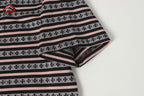Pink Stripe Cross Pattern T-Shirt™