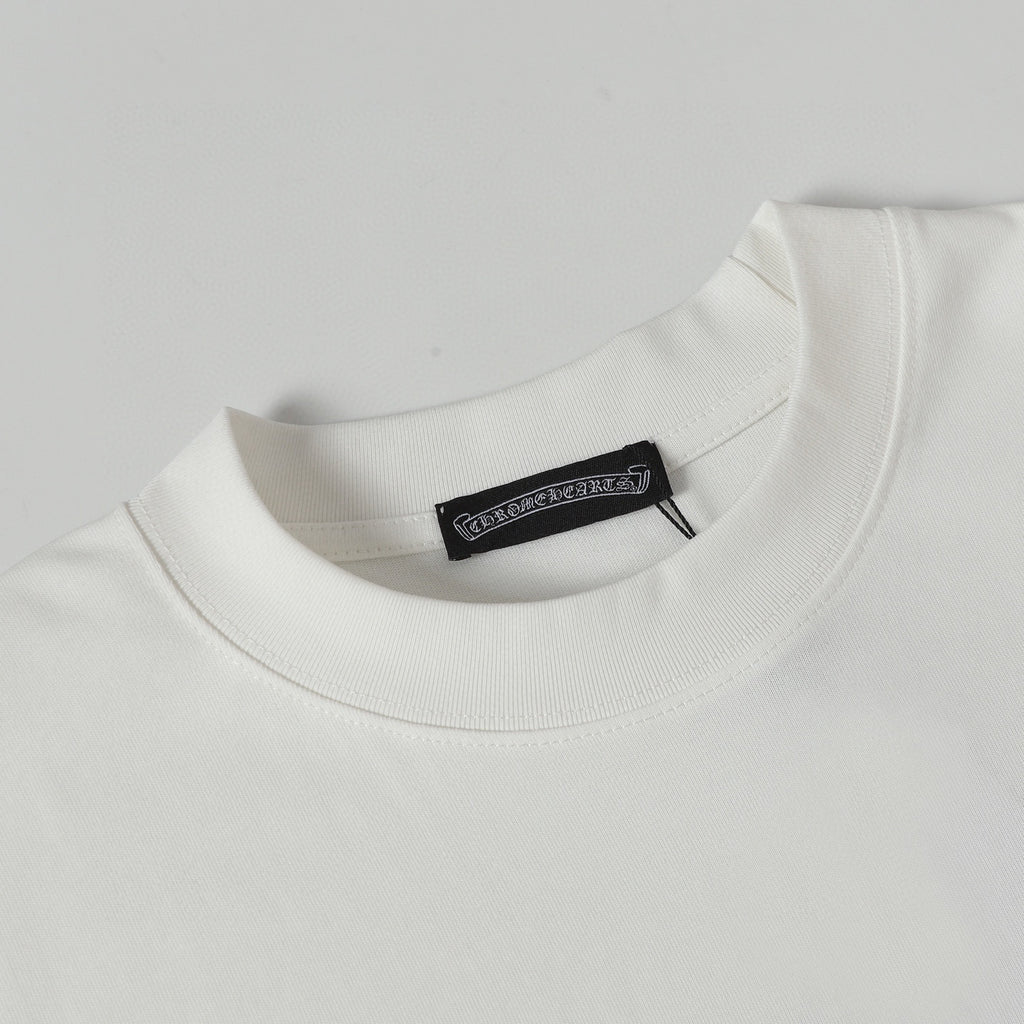 Ornate Multicolor Cross Cluster White T-Shirt™