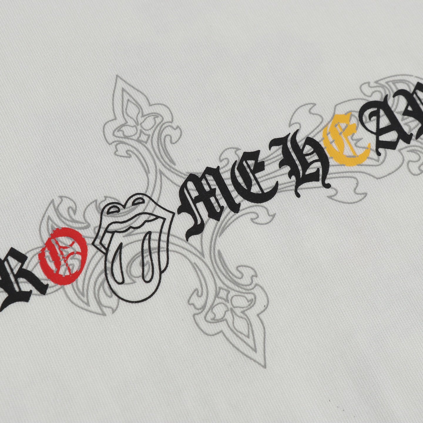 Ornate Multicolor Cross Cluster White T-Shirt™