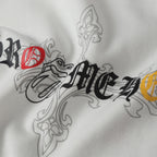 Ornate Multicolor Cross Cluster White T-Shirt™
