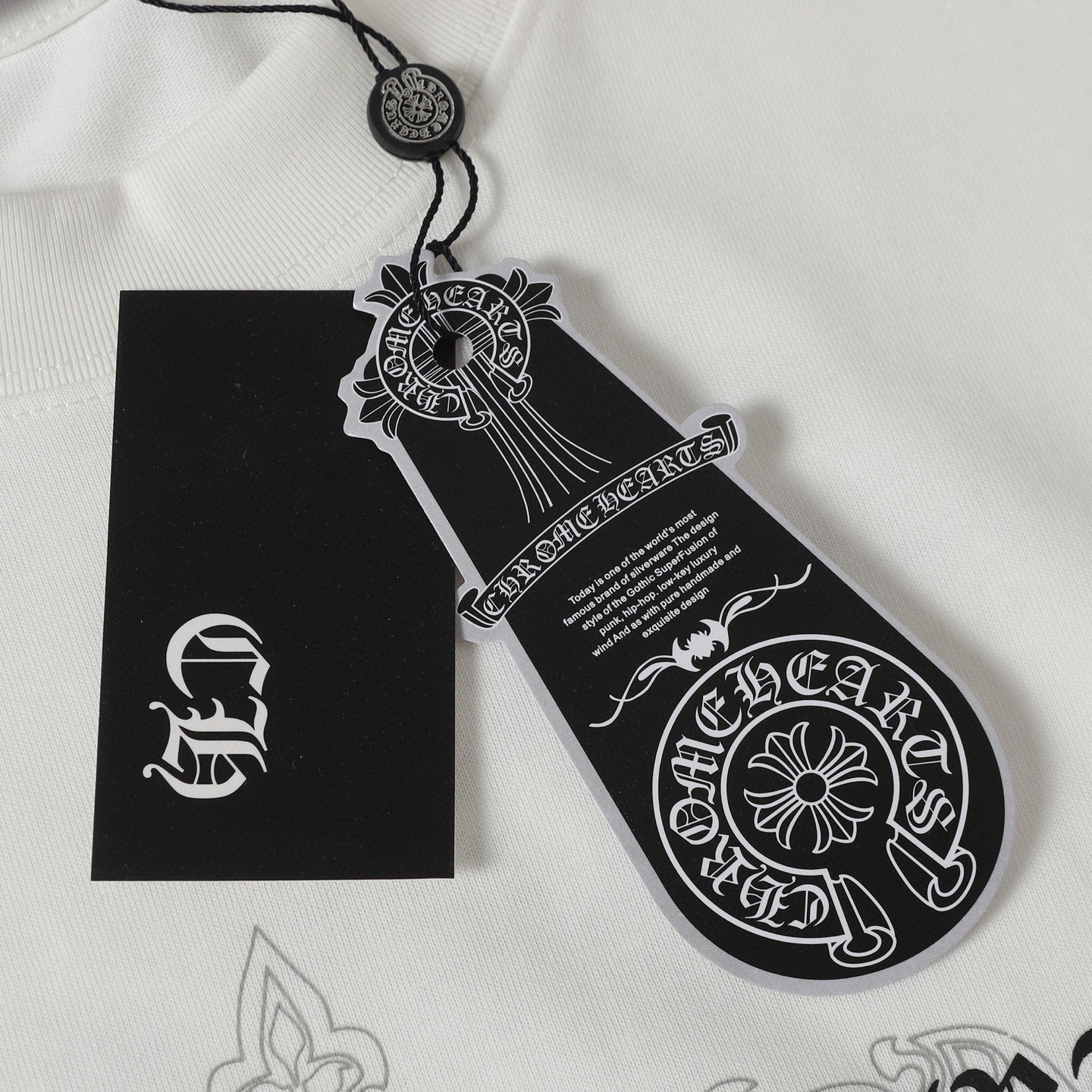 Ornate Multicolor Cross Cluster White T-Shirt™