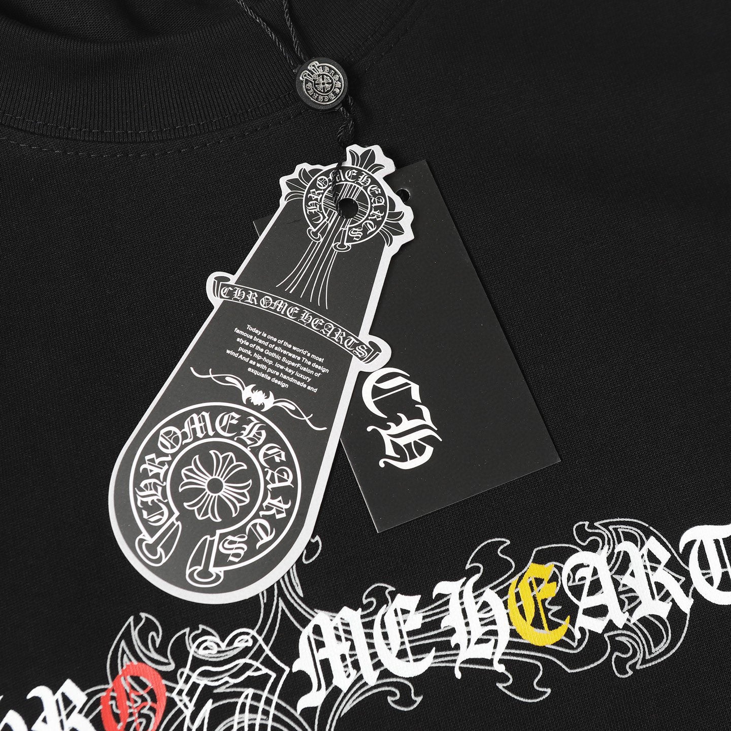 Ornate Multicolor Cross Cluster Black T-Shirt™