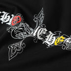Ornate Multicolor Cross Cluster Black T-Shirt™