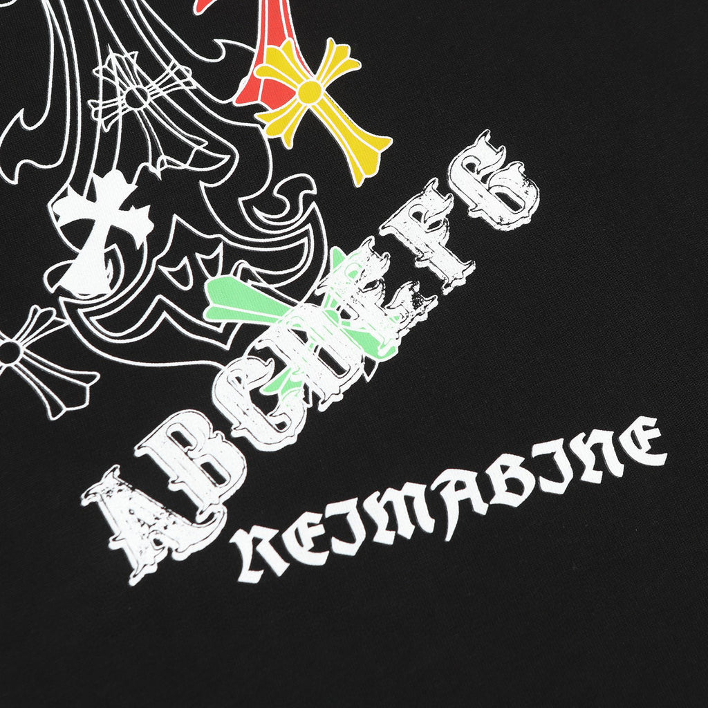 Ornate Multicolor Cross Cluster Black T-Shirt™