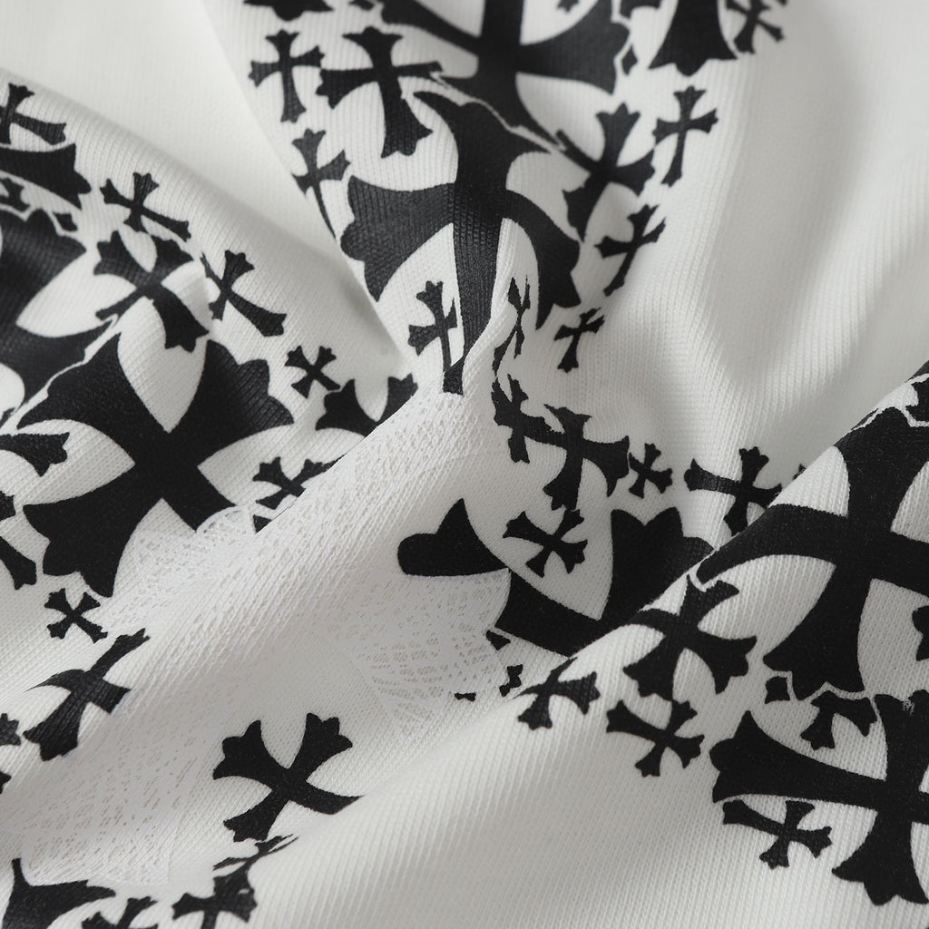 Cross Cluster Mosaic White T-Shirt™