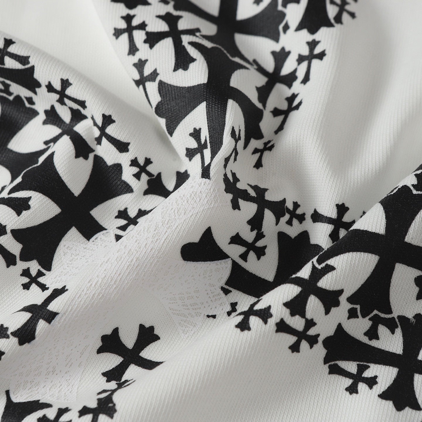Cross Cluster Mosaic White T-Shirt™