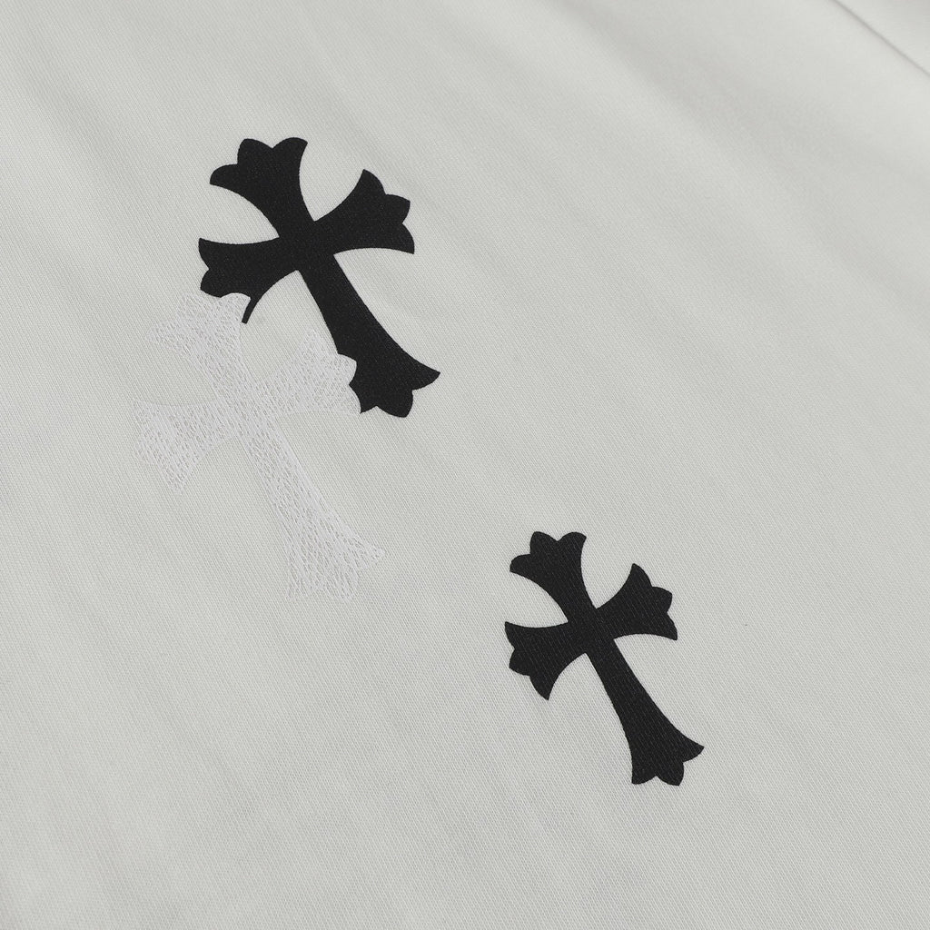 Cross Cluster Mosaic White T-Shirt™