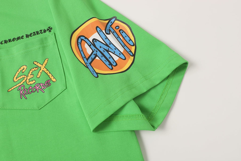 M-Boy S*x Records Pocket Green T-Shirt™