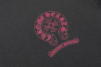 Red Banner Flower Cross Black T-Shirt™