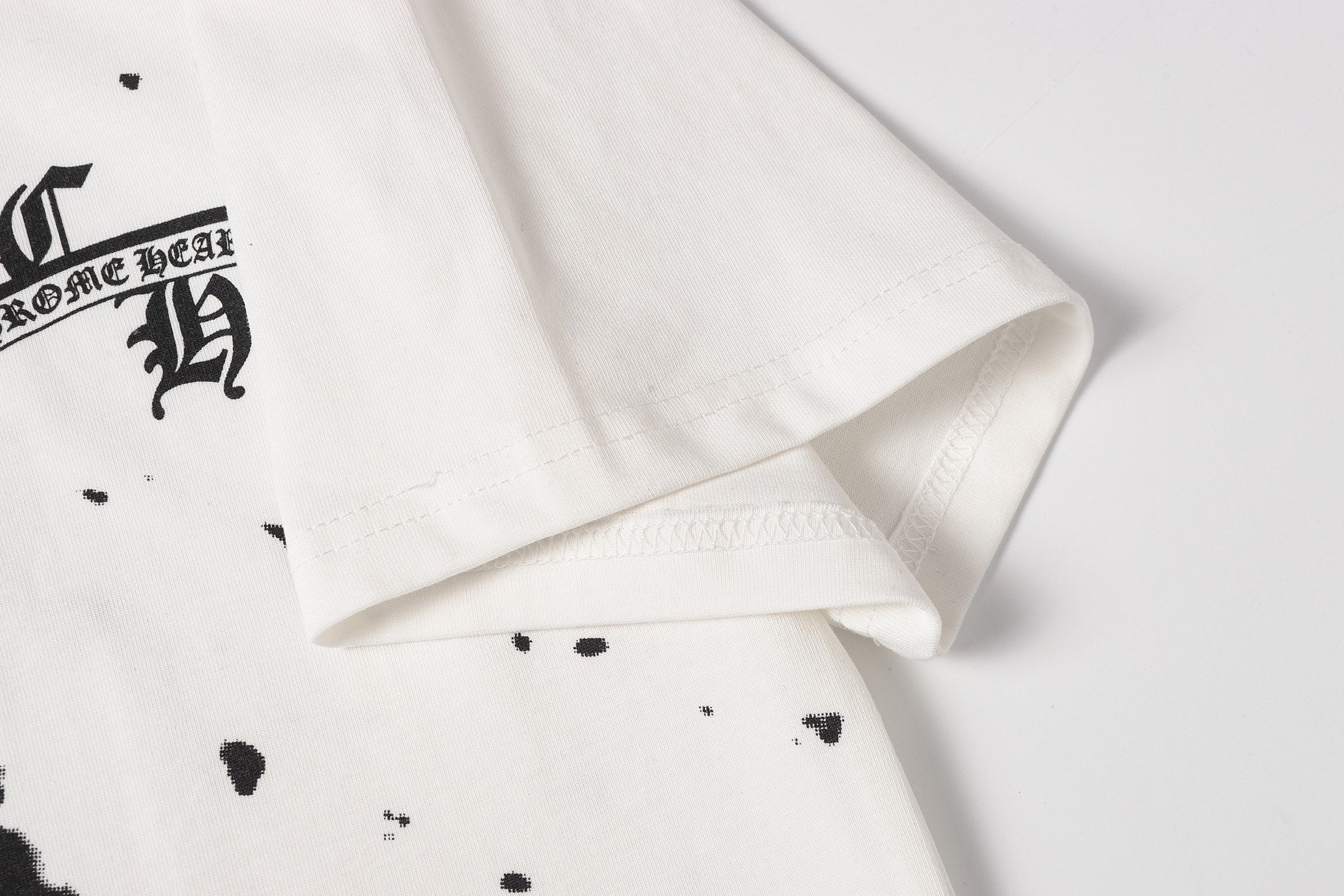 Ink Splatter Horseshoe White T-Shirt™