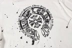 Ink Splatter Horseshoe White T-Shirt™