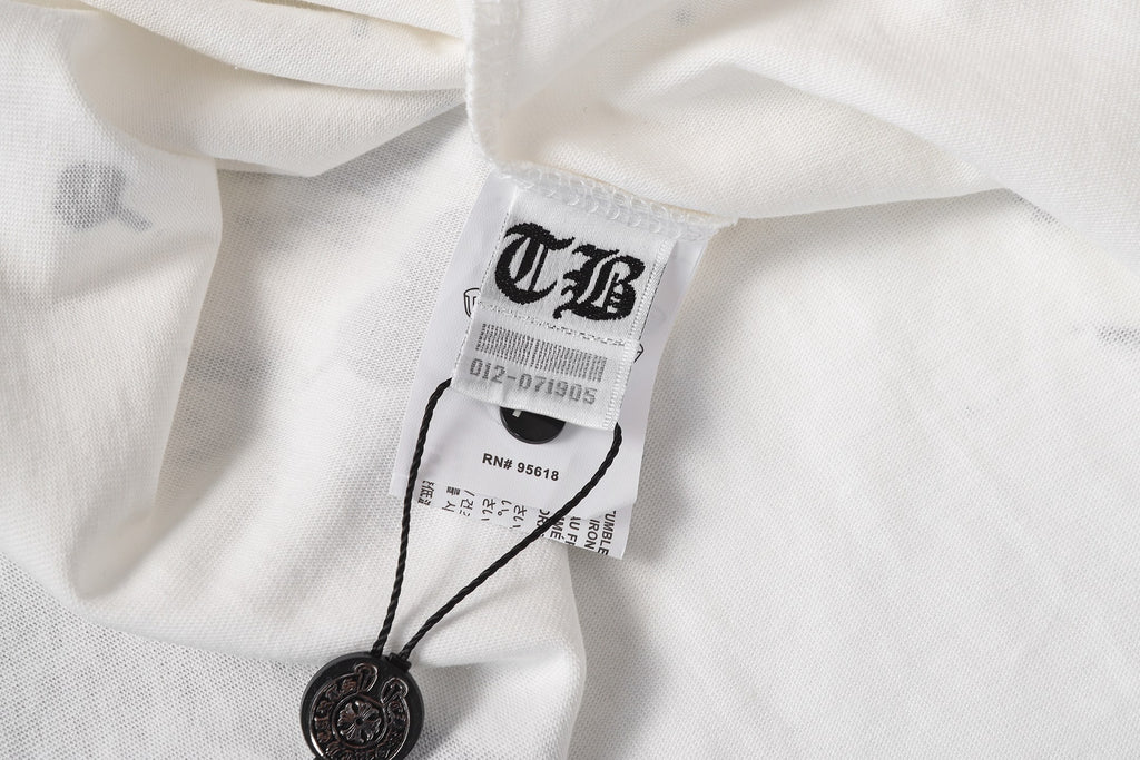 Ink Splatter Horseshoe White T-Shirt™