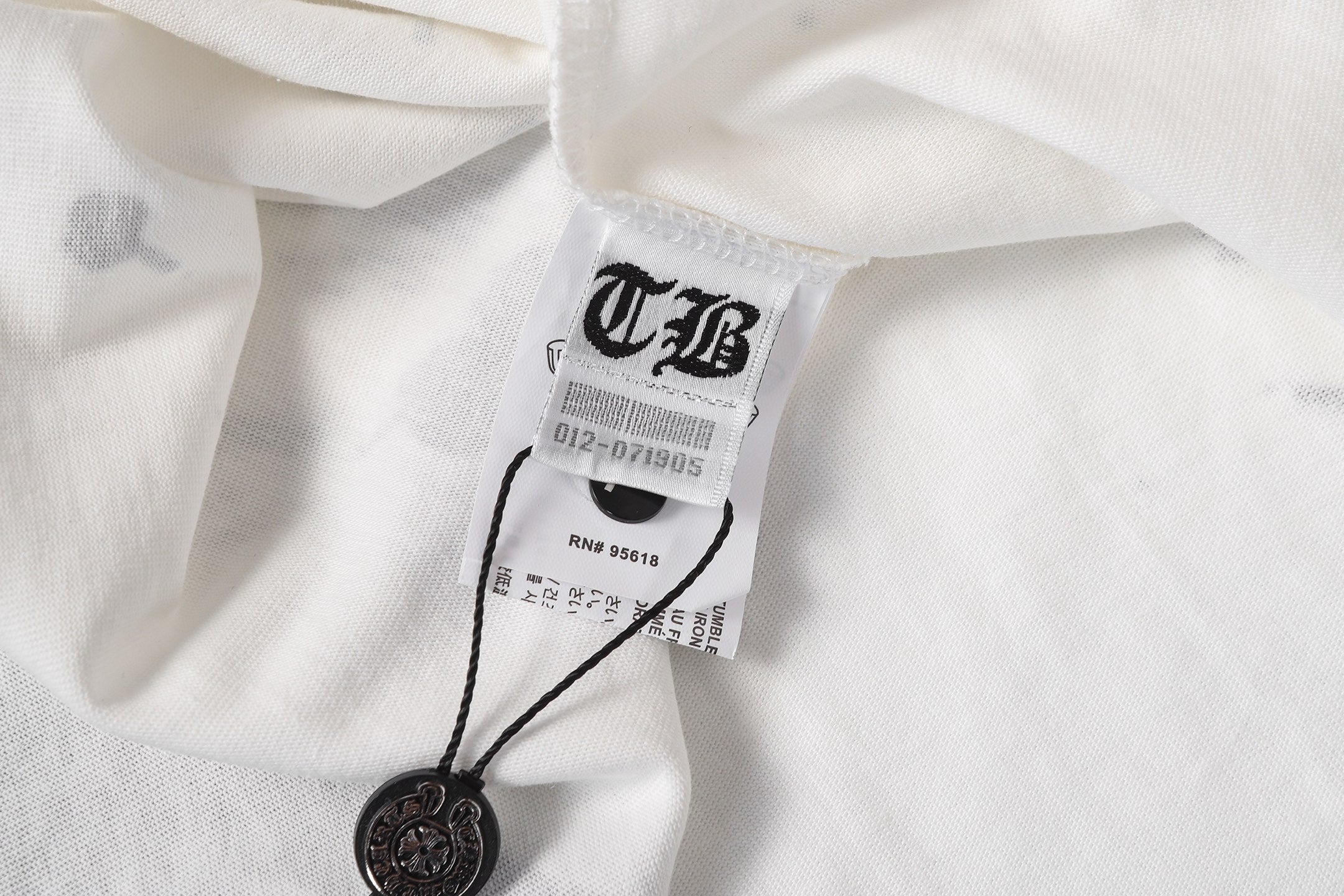 Ink Splatter Horseshoe White T-Shirt™