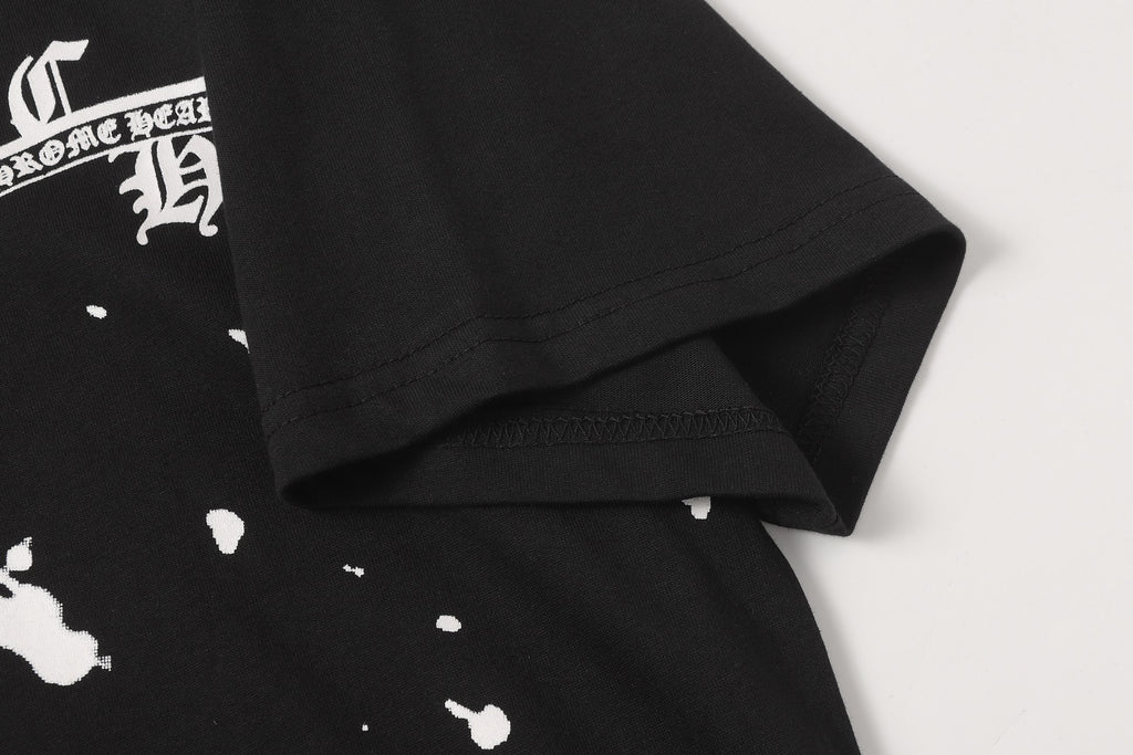 Ink Splatter Horseshoe Black T-Shirt™