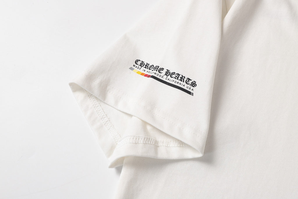 Racing Stripe Pocket White T-Shirt™
