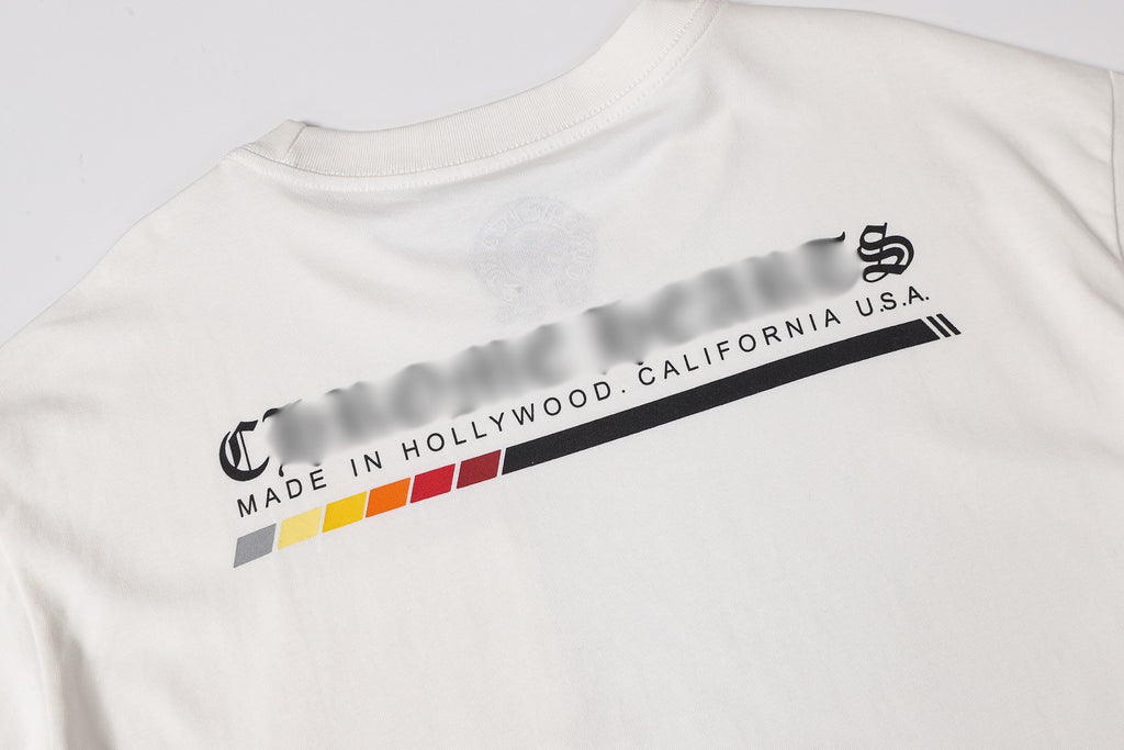 Racing Stripe Pocket White T-Shirt™