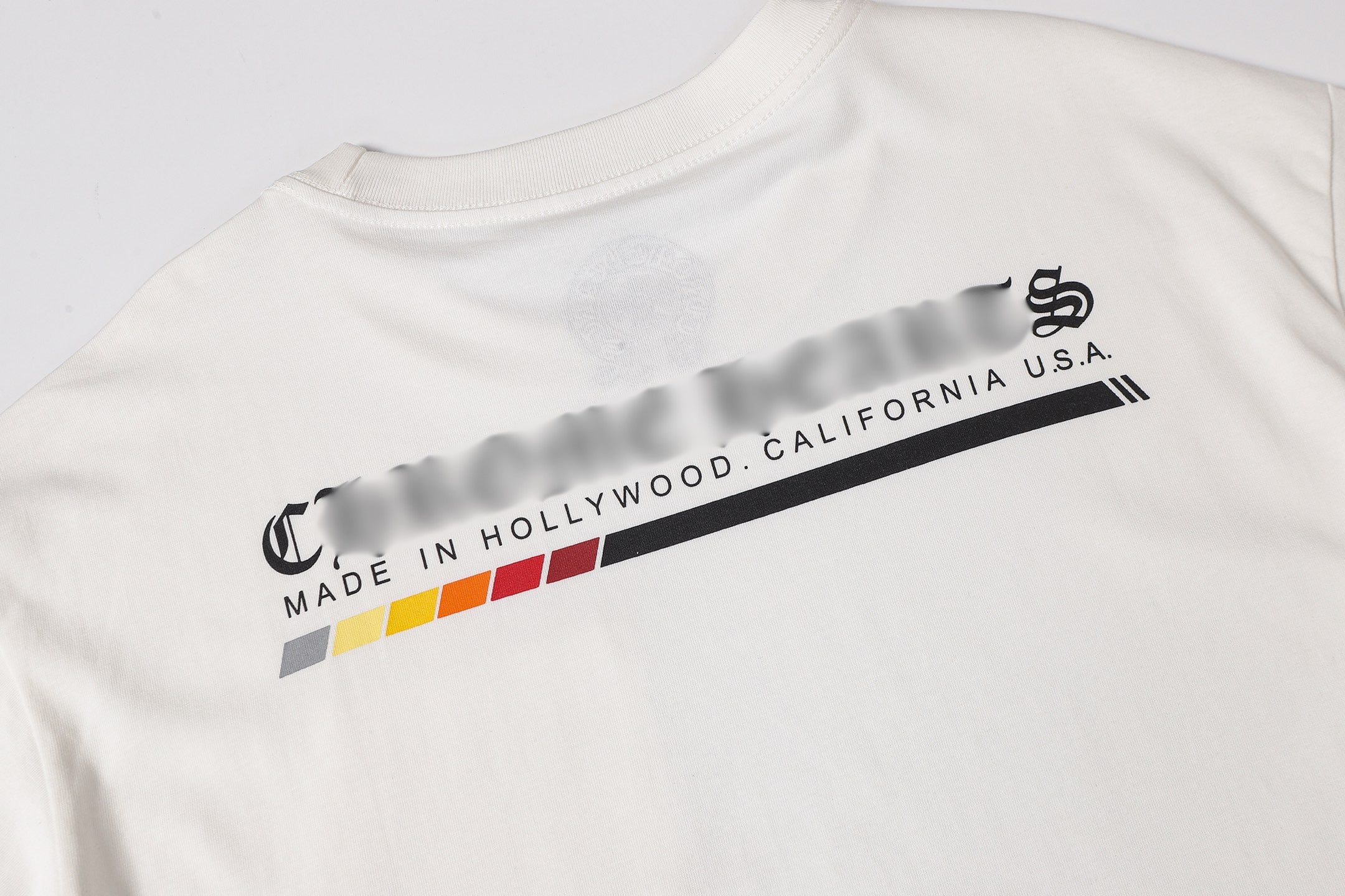 Racing Stripe Pocket White T-Shirt™