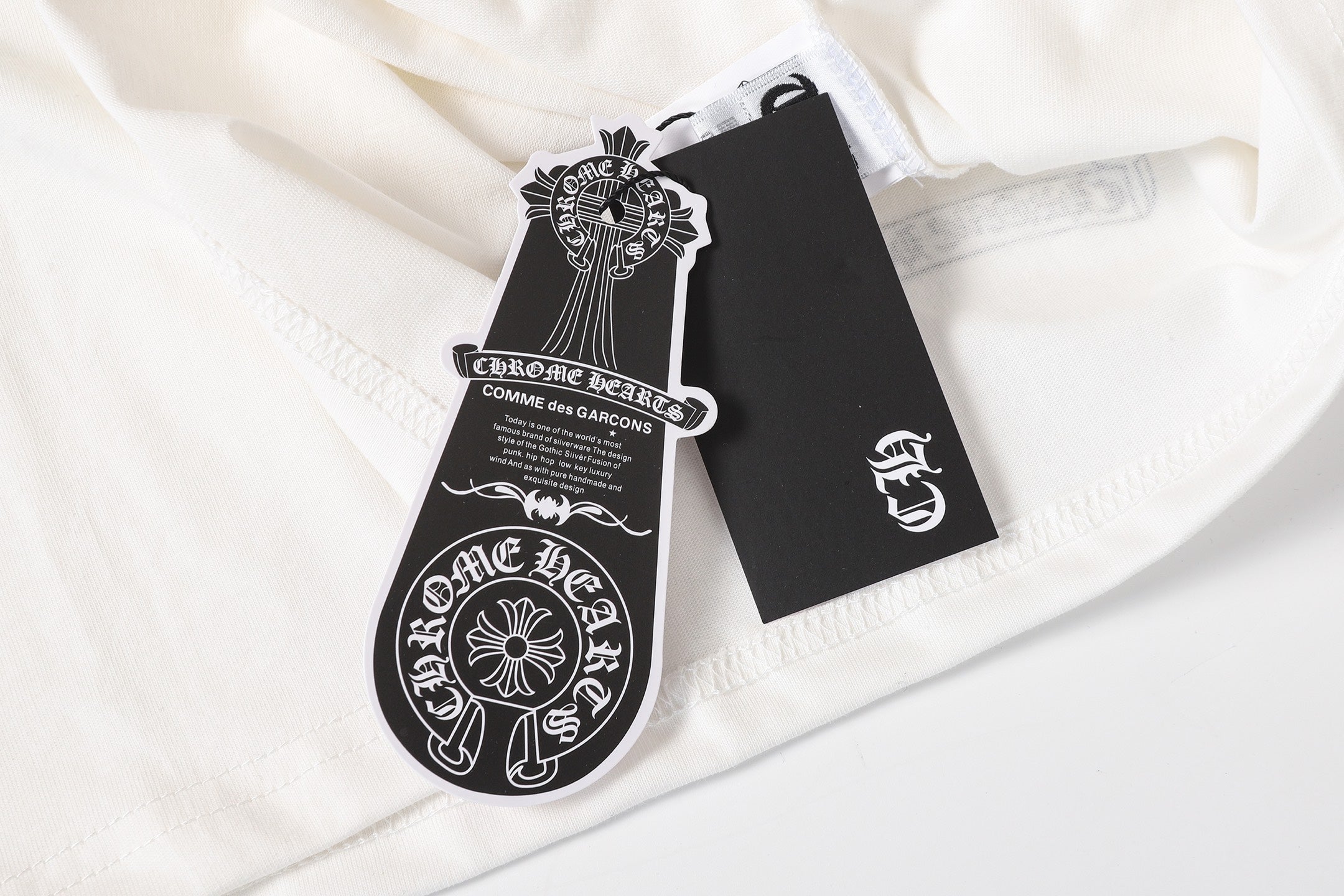 Racing Stripe Pocket White T-Shirt™