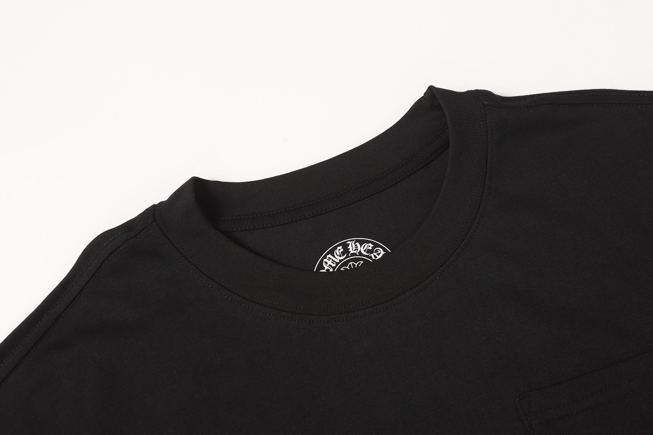 Racing Stripe Pocket Black T-Shirt™