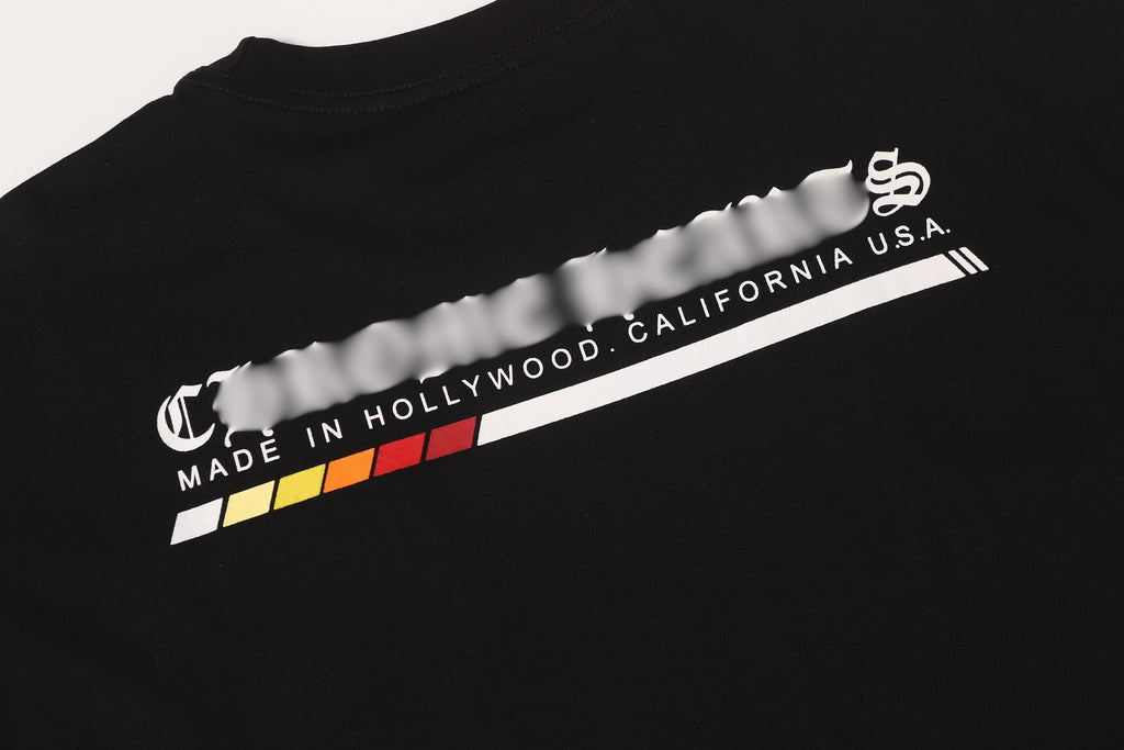 Racing Stripe Pocket Black T-Shirt™