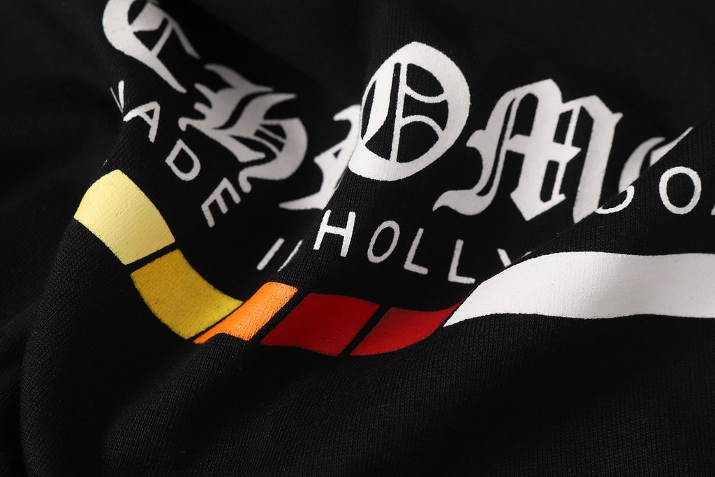 Racing Stripe Pocket Black T-Shirt™