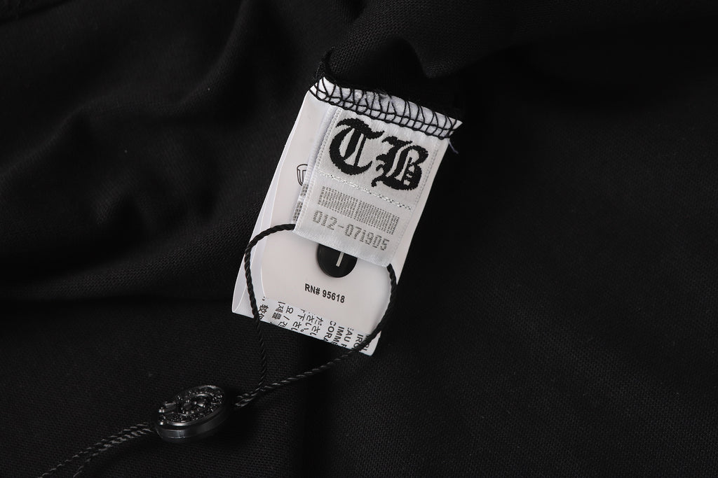 Racing Stripe Pocket Black T-Shirt™