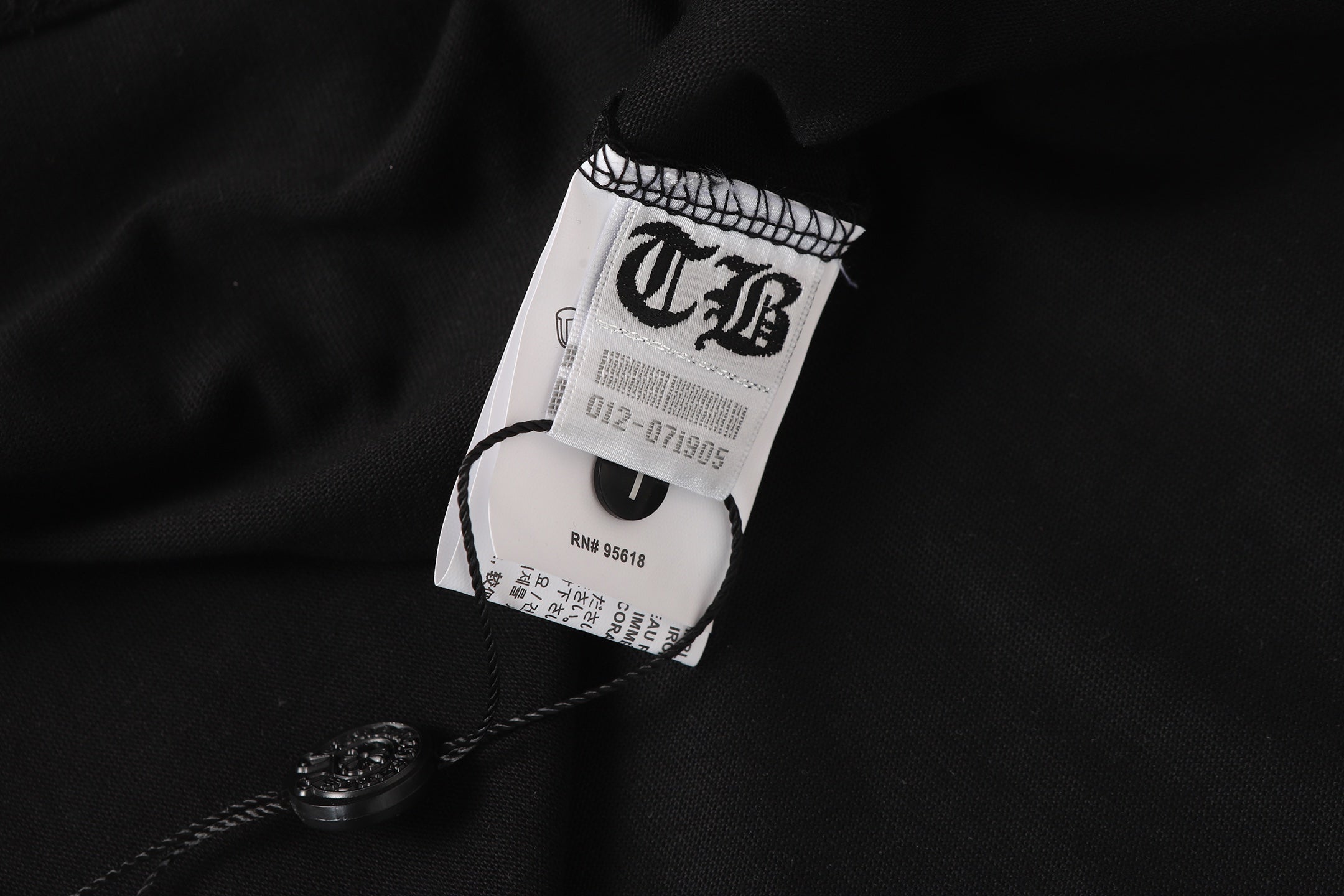 Racing Stripe Pocket Black T-Shirt™