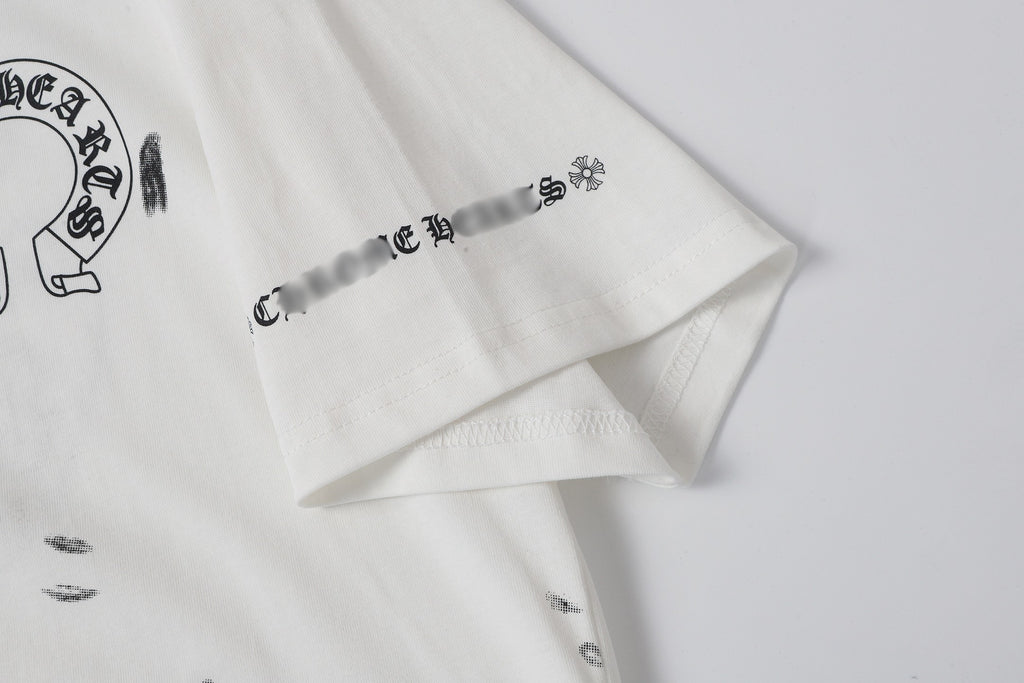 Paint Speck Horseshoe White T-Shirt™