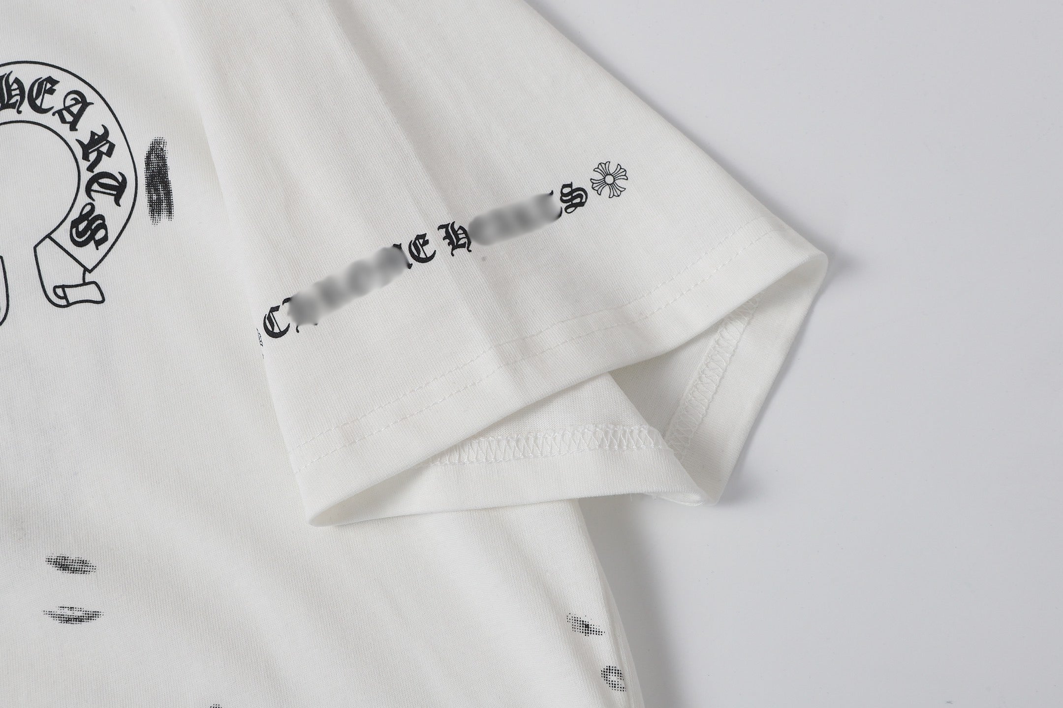 Paint Speck Horseshoe White T-Shirt™