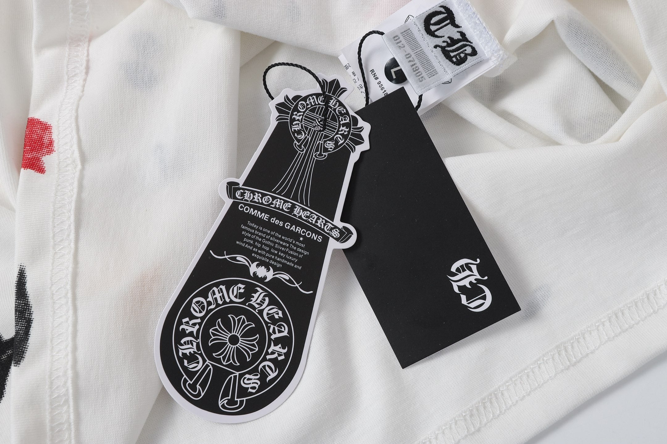 Paint Speck Horseshoe White T-Shirt™