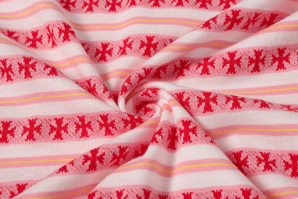 Red Stripe Cross Pattern T-Shirt™