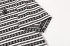 White Stripe Cross Pattern T-Shirt™