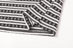 White Stripe Cross Pattern T-Shirt™
