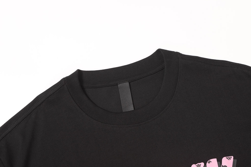 Pink Deadly Doll Black T-Shirt™
