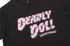 Pink Deadly Doll Black T-Shirt™