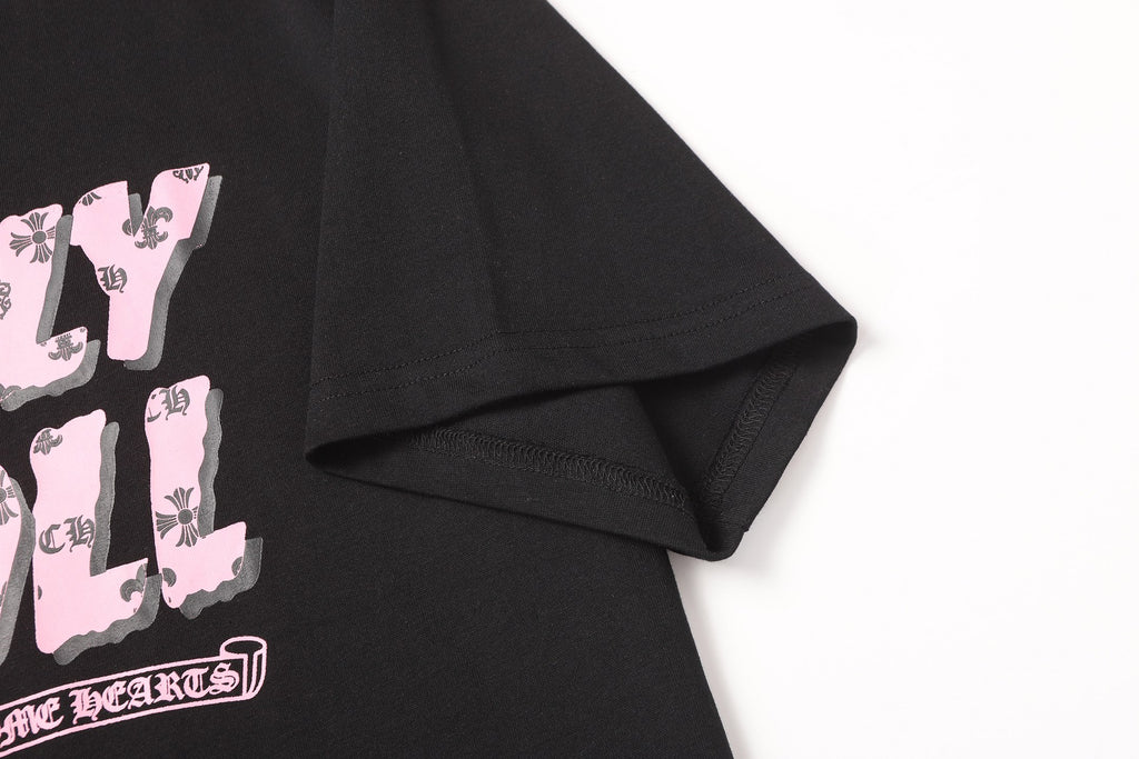 Pink Deadly Doll Black T-Shirt™