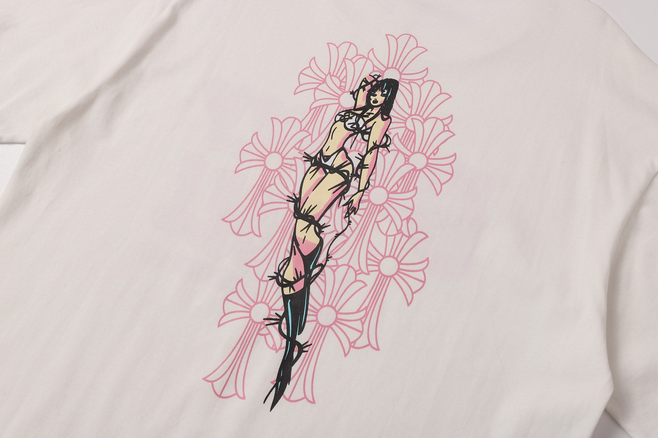 Pink Deadly Doll White T-Shirt™