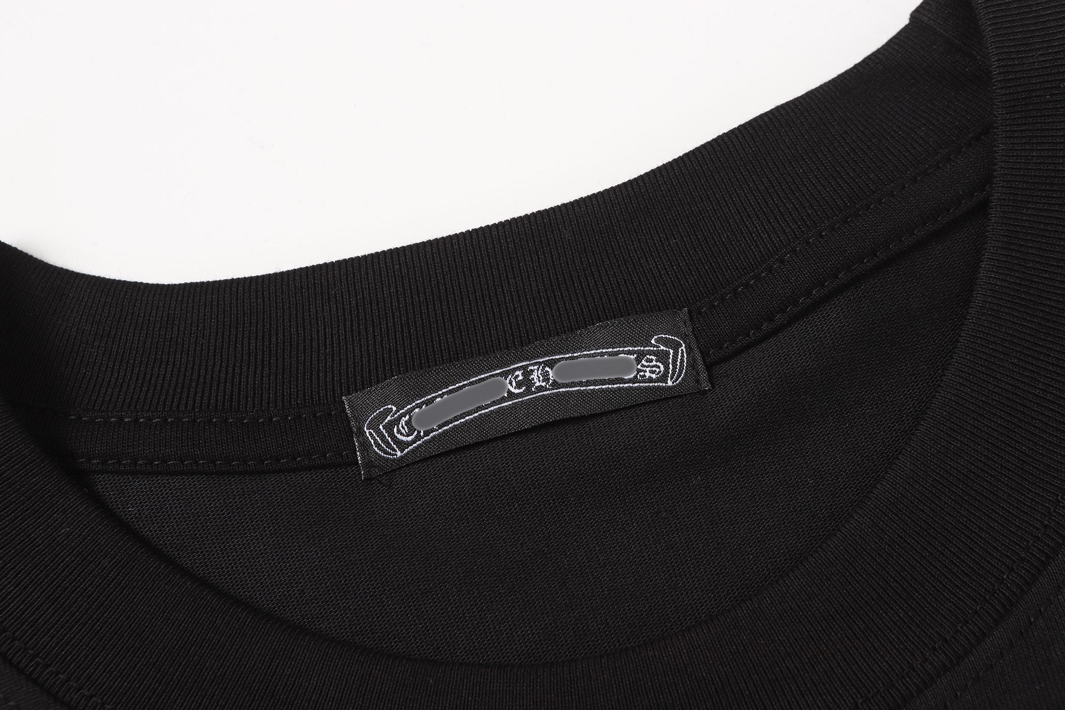 Cyan Drip Script Logo Black T-Shirt™